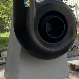 Storm 18 High Static Pressure Direct Drive Forward Curve Polypropylene Blower - View 1