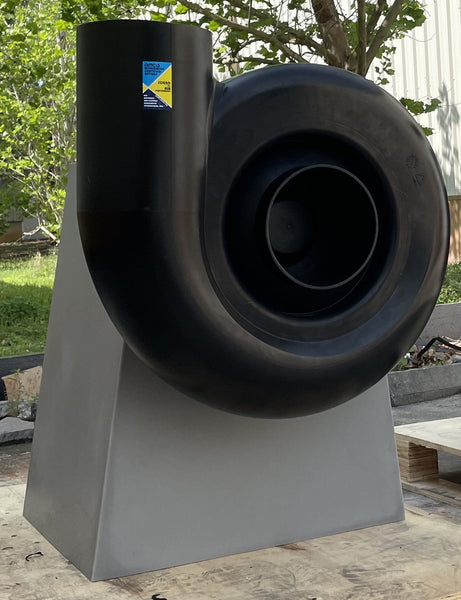 Storm 18 High Static Pressure Direct Drive Forward Curve Polypropylene Blower with explosion-proof design
