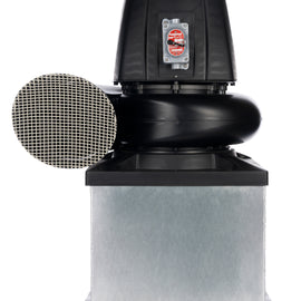 R 30 Direct Drive Forward Curve Roof Mounted Polypropylene Blower - XP - View 2