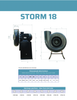Instructions Manual for Storm 18 High Static Pressure Direct Drive Forward Curve Polypropylene Blower with explosion-proof design