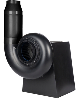 V 30 High Plume Laboratory Exhaust Blower - XP model with explosion-proof construction for chemical fume extraction