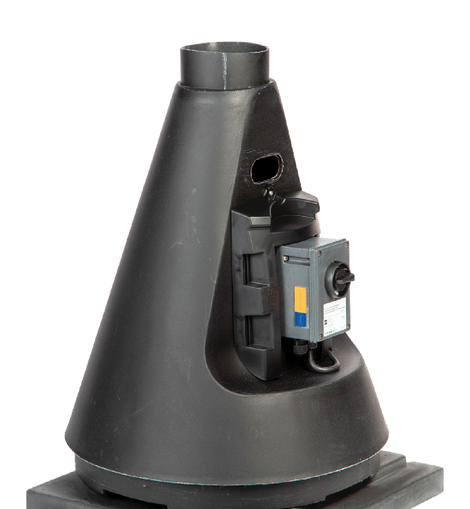 Image of jet 20 Inline Polypropylene Blower - XP, fume cabinet exhaust, water treatment, tank exhausts, and marine and salty environments