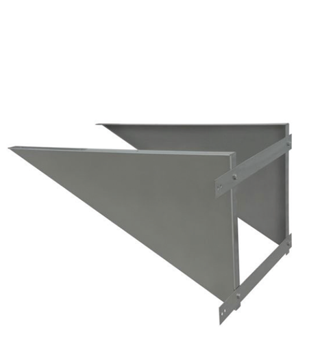Wall bracket assembly for JET Series corrosion resistant fans, blowers, hoods, and ventilation