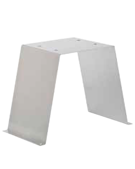 Stainless steel mounting and support assembly for corrosion resistant motors and blowers