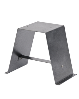 Pickled steel support and mounting assembly for corrosion and explosion resistant fans and motors