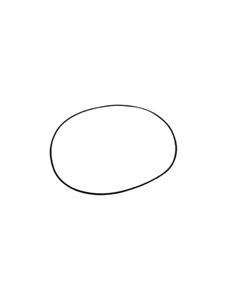 Rubber O-ring gaskets for making an air-tight seal