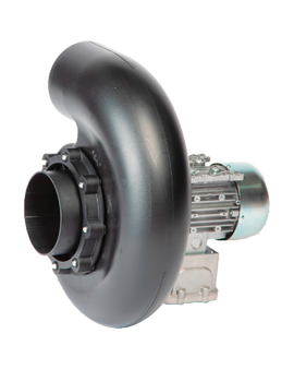 Image of Plastec 15 Direct Drive Forward Curve Polypropylene Blower - XP for exhausting fumes from highly corrosive environments