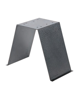 Pickled steel support and mounting assembly for corrosion and explosion resistant fans and motors