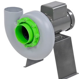 Plastec 15 Direct Drive Forward Curve Polypropylene Blower pvc fan on stand